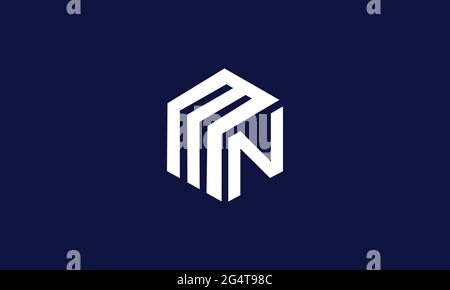 Mn et NM M ou N Design initial lettre Vector logo pour la marque Illustration de Vecteur