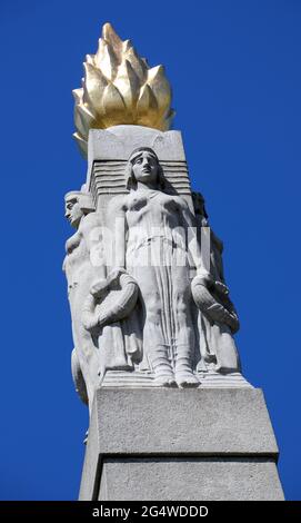 Memorial to Heroes of the Marine Engine Room à Liverpool Banque D'Images