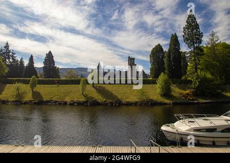 La ville de fort Augustus à l'extrémité sud du Loch Ness dans les Highlands écossais, Royaume-Uni Banque D'Images