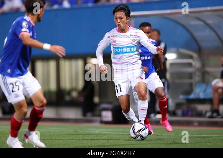Stade de football NHK Spring Mitsuzawa, Kanagawa, Japon. 23 juin 2021. Stade de football NHK Spring Mitsuzawa, Kanagawa, Japon. 23 juin 2021. Ayumu Ohata (Sagan), 23 JUIN 2021 - football : 2021 match de la Ligue J1 entre Yokohama F.Marinos 2-0 Sagan Tosu au NHK Spring Mitsuzawa football Stadium, Kanagawa, Japon. Credit: Yohei Osada/AFLO SPORT/Alay Live News Banque D'Images