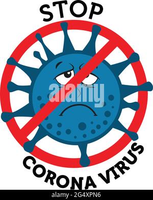virus corona. prévention du virus corona. illustration du virus corona. antécédents du virus corona Illustration de Vecteur
