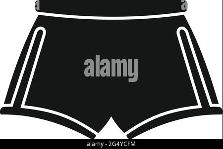 Short à hurler, icône, style simple Illustration de Vecteur