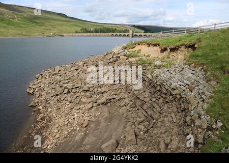 Réservoir de la maison de cicatrice, vallée de Nidd, Yorkshire, Royaume-Uni Banque D'Images