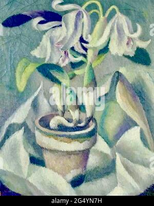 Oeuvre d'Edward Middleton Manigault intitulée Wie Orchids Banque D'Images