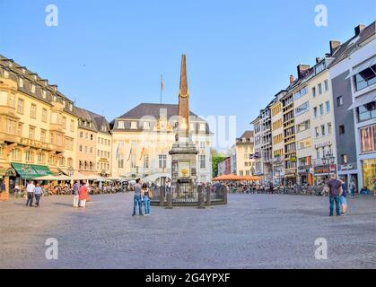 Marktplatz, Bonn, Allemagne Banque D'Images