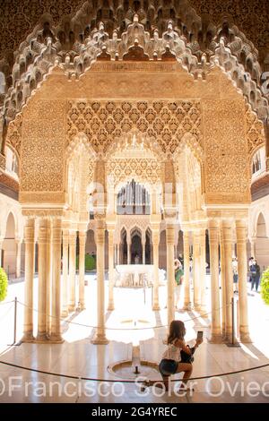 alambra de granada monumento nacional Banque D'Images