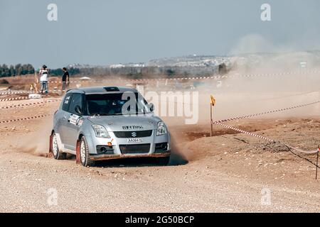 Mandria, Paphos District, Chypre - 11 novembre 2018 : Suzuki Swift Sport RS au Paphos Auto Rally Sprint Banque D'Images