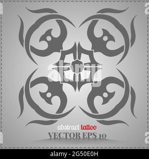 Motif celtique, personnalisé, élément abstrait tatouage pour votre créativité Banque D'Images