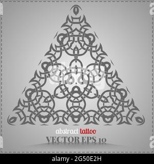 Motif celtique, personnalisé, élément abstrait tatouage pour votre créativité Banque D'Images