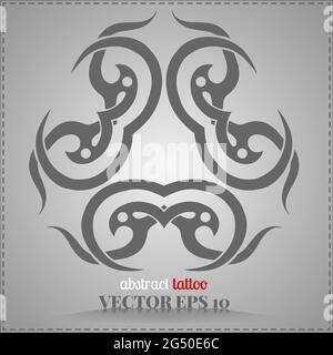 Motif celtique, personnalisé, élément abstrait tatouage pour votre créativité Banque D'Images