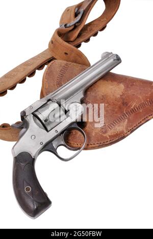 Revolver Smith & Wesson 32 DA Safety Hammerless. ÉTATS-UNIS. 1887 à 1940. Banque D'Images