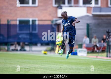 Frederiksberg, Danemark. 24 juin 2021. Mohamed Daramy (11) du FC Copenhague vu lors d'un match test entre le FC Copenhague et Hvidovre AU centre de formation du FC Copenhague à Frederiksberg, Danemark. (Crédit photo : Gonzales photo/Alamy Live News Banque D'Images