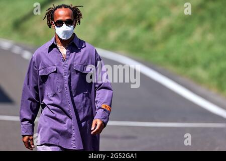 Spielberg, Autriche. 25 juin 2021. Lewis Hamilton (GBR) Mercedes AMG F1. 25.06.2021. Championnat du monde de Formule 1, Rd 8, Grand Prix Steiermark, Spielberg, Autriche, Journée d'entraînement. Le crédit photo doit être lu : images XPB/Press Association. Crédit : XPB Images Ltd/Alamy Live News Banque D'Images