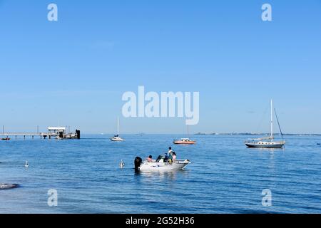 SCÈNE DE L'EAU DE BRIBIEISLAND Banque D'Images