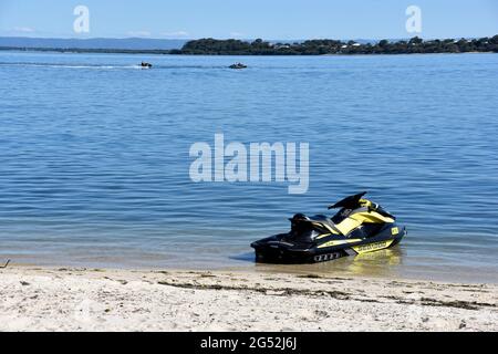 SCÈNE DE L'EAU DE BRIBIEISLAND Banque D'Images