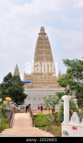 Mini temple dambadiwa à rathgaga, srilanka. C'est un bel endroit Banque D'Images