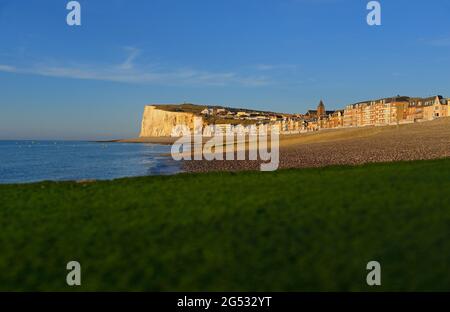 FRANCE, SOMME (80) CÔTE D'OPALE, MERS-LES-BAINS Banque D'Images