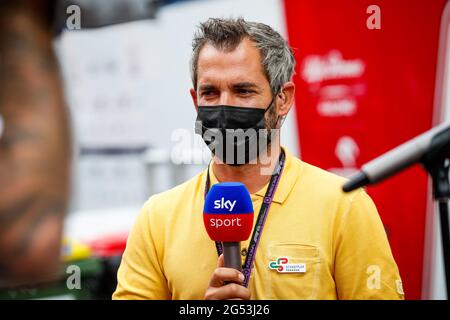 Spielberg, Autriche. 25 juin 2021. GLOCKER Timo, présentateur TV, pendant la Formule 1 Grosser Preis Der Steiermark 2021, Grand Prix de Styrie 2021, 8e manche du Championnat du monde de Formule 1 2021 de la FIA du 25 au 27 juin 2021 sur le Red Bull Ring, à Spielberg, Autriche - photo Florent Gooden / DPPI crédit: DPPI Media/Alamy Live News Banque D'Images