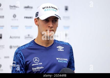 Spielberg, Autriche. 25 juin 2021. George Russell (GBR) Williams Racing. Grand Prix Steiermark, vendredi 25 juin 2021. Spielberg, Autriche. Crédit : James Moy/Alay Live News Banque D'Images