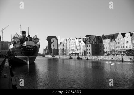 Moltawa, vieille ville, Gdansk, Pologne Banque D'Images