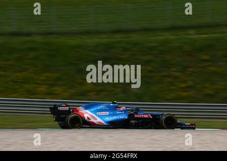 Spielberg, Autriche. 25 juin 2021. #31 Esteban Ocon Alpine. Formula 1 Championnat du monde 2021, Styrian GP 2021, 24-27 juin 2021 crédit: Independent photo Agency/Alay Live News Banque D'Images