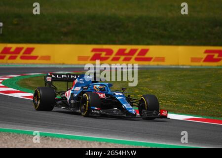 Spielberg, Autriche. 25 juin 2021. #14 Fernando Alonso, Alpine. Formula 1 Championnat du monde 2021, Styrian GP 2021, 24-27 juin 2021 crédit: Independent photo Agency/Alay Live News Banque D'Images