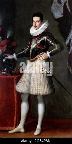 Cosimo II de' Medici, Grand Duc de Toscane (1590-1621) par Cristofano Allori, huile sur toile, 1609 Banque D'Images