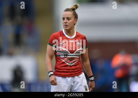 Jess McAuley (2) du pays de Galles pendant le match Banque D'Images