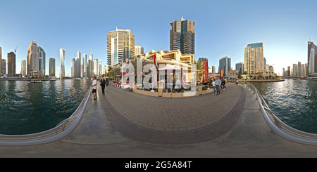 Vue panoramique à 360° de Dubaï 2014. Marina de Dubaï (8).