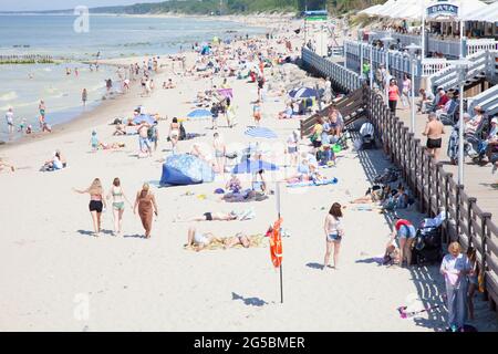 Zelenogradsk, Russie - 09 juin 2021 : vue de l'oblast de Zelenogradsk, Kaliningrad. Banque D'Images