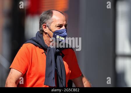 Spielberg, Autriche. 26 juin 2021. Gerhard Berger (AUT). Grand Prix Steiermark, samedi 26 juin 2021. Spielberg, Autriche. Crédit : James Moy/Alay Live News Banque D'Images
