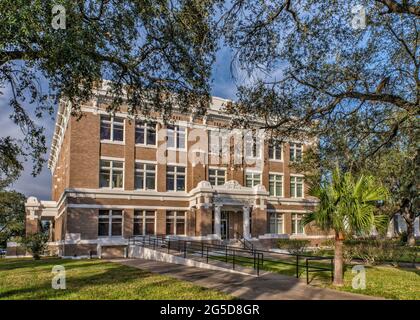 Palais de justice du comté de Kleberg à Kingsville, Texas, États-Unis Banque D'Images