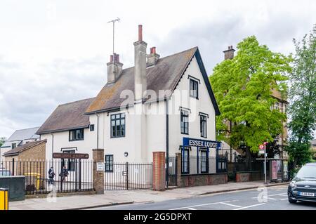 Essex Lodge a Grade II classé construire une maison 1840now Essex Lodge Surgery in Plaistow, 94 Greengate Street, Londres, Royaume-Uni Banque D'Images