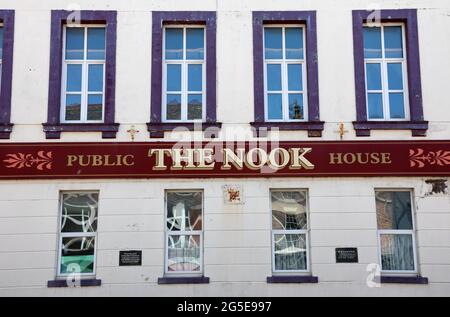 La maison publique NOOK à Nelson Street dans le quartier chinois de Liverpool Banque D'Images
