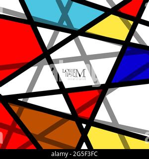 Arrière-plan des triangles. Lignes droites. Illustration vectorielle Illustration de Vecteur