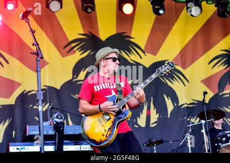 26 juin 2021 - Orange County, Californie - le groupe est à l'origine sur scène au Summer Roots Festival. Crédit photo : Ken Howard Images, Alay Banque D'Images