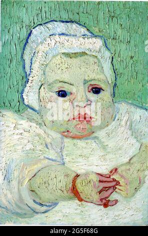 Vincent Van Gogh - bébé Marcelle Roulin 1888 Banque D'Images