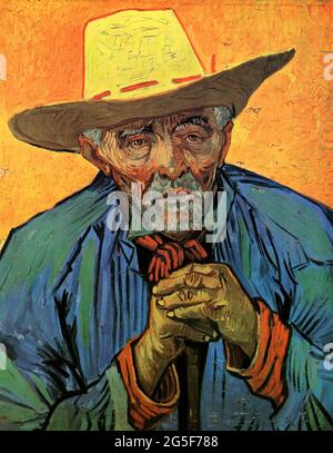 Vincent Van Gogh - Portrait patience Escalier 1888 1 1888 Banque D'Images