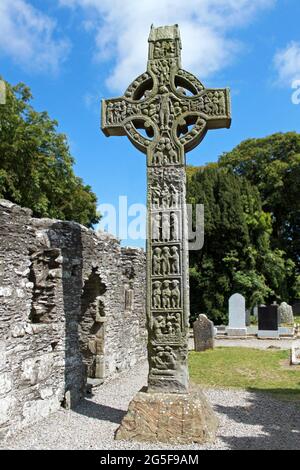 West High Cross, Monasterboice, Irlande Banque D'Images