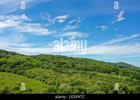 Les magnifiques collines de Malvern Banque D'Images