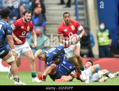 BT Murrayfield .Edinburgh.Scotland Royaume-Uni. 26 juin-21 Lions britanniques et irlandais contre le Japon en photo pendant le match Lions britanniques et irlandais Anthony Watson crédit : eric mccowat/Alamy Live News Banque D'Images