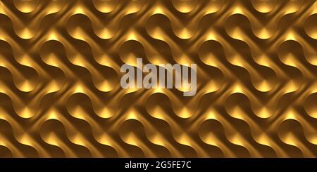 Illustration 3D motif transparent blanc vagues d'ombre et de lumière. Panneau décoratif mural Banque D'Images