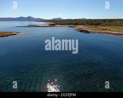 Alcudia Bay, Majorque, Iles Baléares Banque D'Images