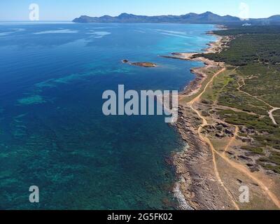 Alcudia Bay, Majorque, Iles Baléares Banque D'Images