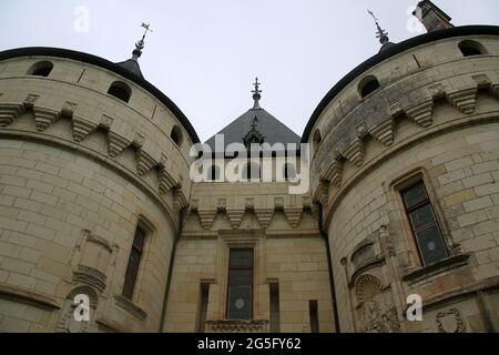 Château de Chaumont, pays de la Loire, France, Europe Banque D'Images