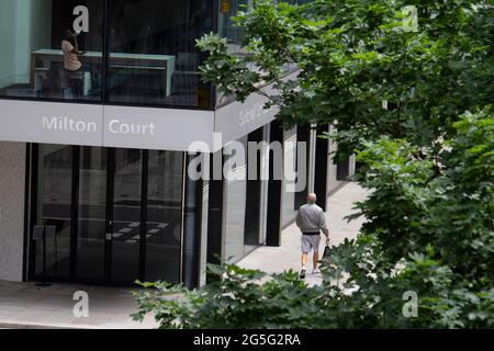 Guildhall School of Music and Drama, Milton court, Banque D'Images