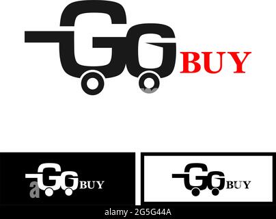 Icônes Go Buy stock. Icône de jeu plat. Étiquette. Vecteur Illustration de Vecteur