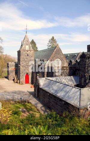 Kirk de Saint-Conan, Loch Awe, Écosse Banque D'Images