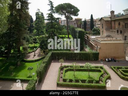 ROME, ITALIE - AVRIL 15 2018 : jardin de la Villa Farnesina. Banque D'Images