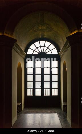 BRACCIANO, ITALIE - AVRIL 17 2018 : intérieur du château d'Orsini-Odescalchi. Banque D'Images